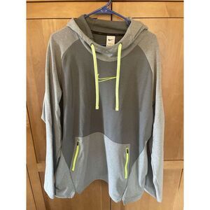 Men's XXL Gray Nike Long Sleeve Hoodie